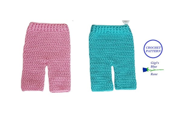 PATRON AU CROCHET/Patron de pantalon bébé ange/Patron PDF