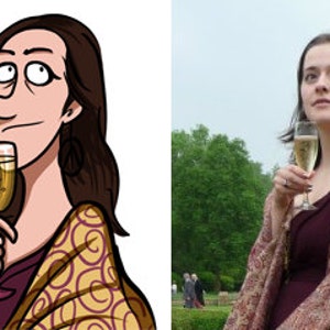 Custom Caricatures, Digital Cartoon Portraits by Caricaturist S. Hardy