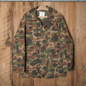 Vintage 1980s Duck Camo Hunting Jacket / Streetwear / 80s