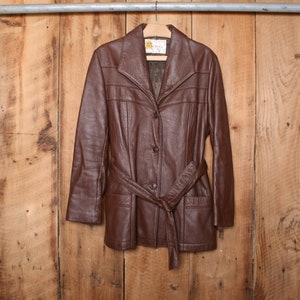 W.b. Place Leather Jacket - Etsy