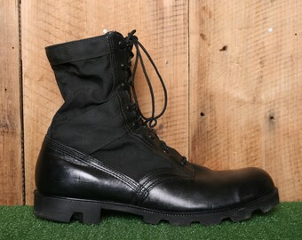 1980s army boots | Etsy Vtg Ro Search Black Leather USMC Mens
