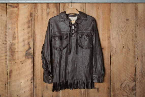 Deerskin jacket with fringe Clearance