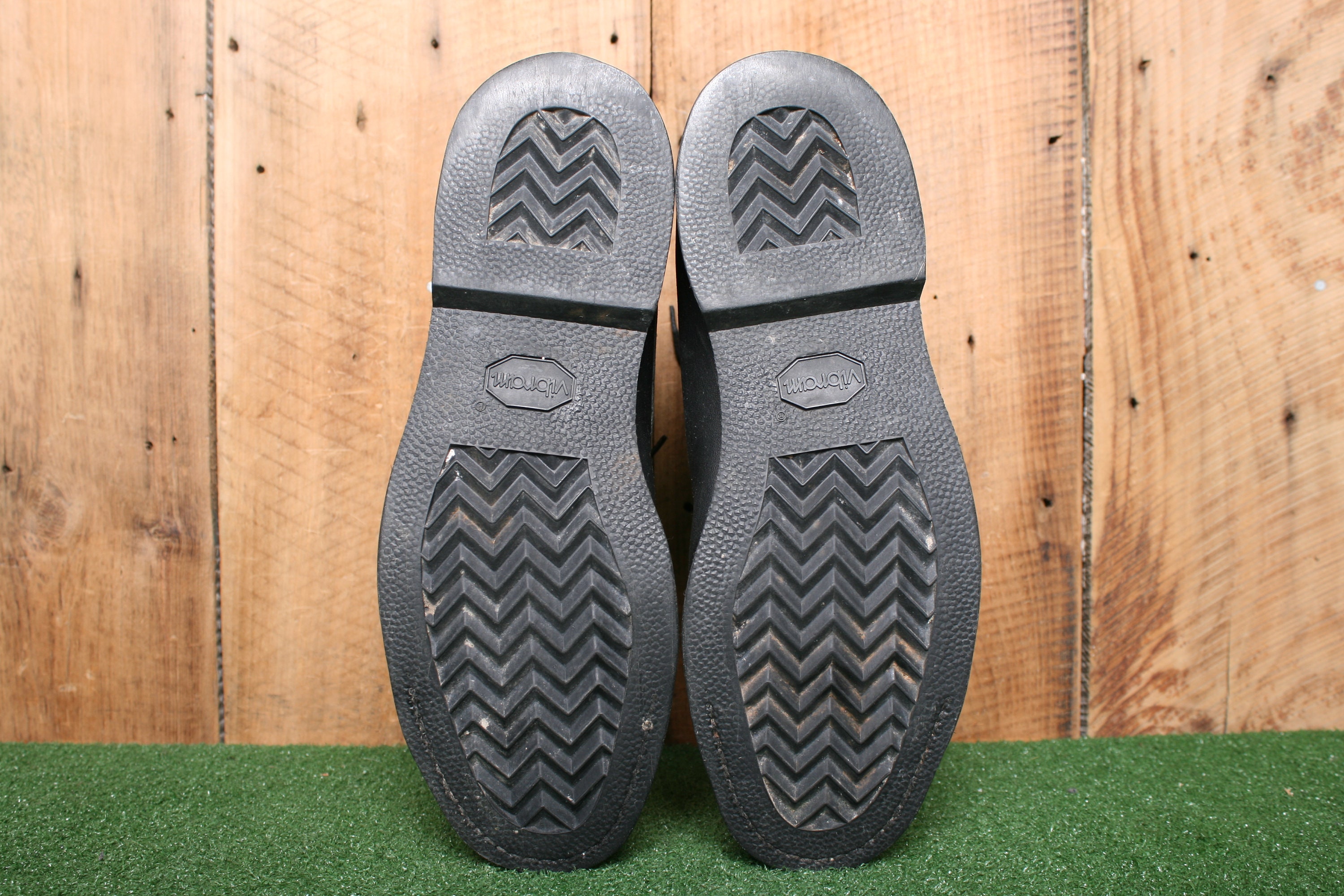 Sz. 12W Vintage ADDISON Schwarzes Leder 9 Stahl Toe | Etsy