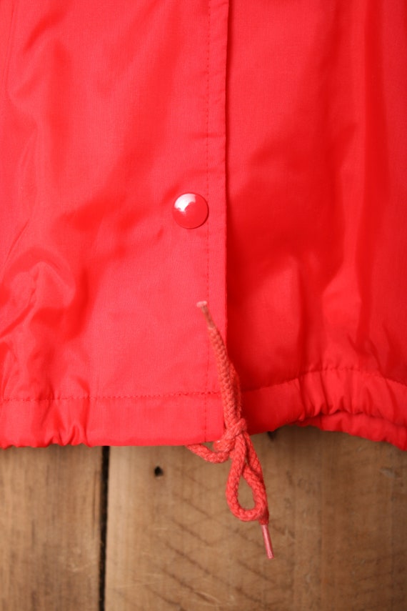 Women's Sz. XL | Vintage SEARS Red Nylon Fully Li… - image 4