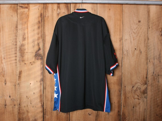 スタジャン　NIKE ナイキ　NBA SIXERS Sz. XXL | Vintage NIKE Philadelphia 76ers Retro 1977 Snap