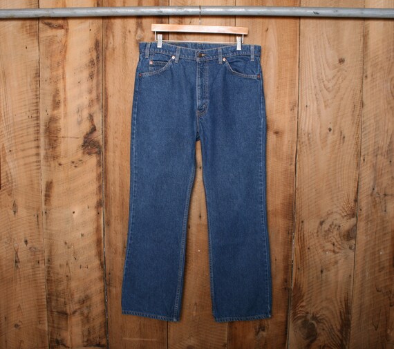 Sz. 35x30 | Vintage LEVI'S 517 Orange Tab Bootcut… - image 1