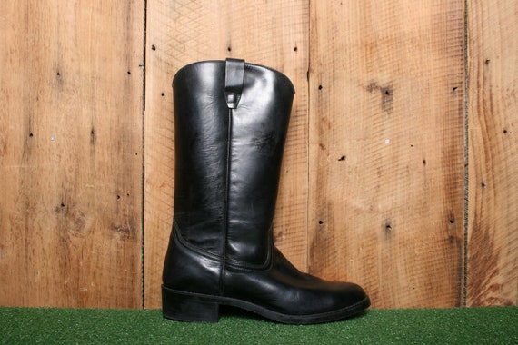 Sz. 10.5 EE | Vintage WEINBRENNER Black Leather 13