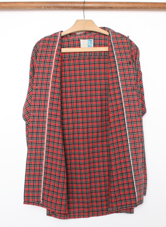 Men's M/L | Vintage 60's PENNEY'S TOWNCRAFT Checkered Plaid