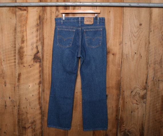 Sz. 35x30 | Vintage LEVI'S 517 Orange Tab Bootcut… - image 2