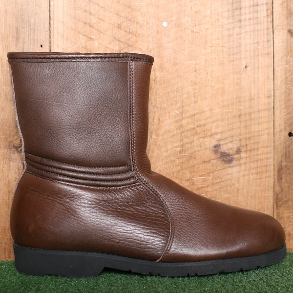 shearling ankle boots