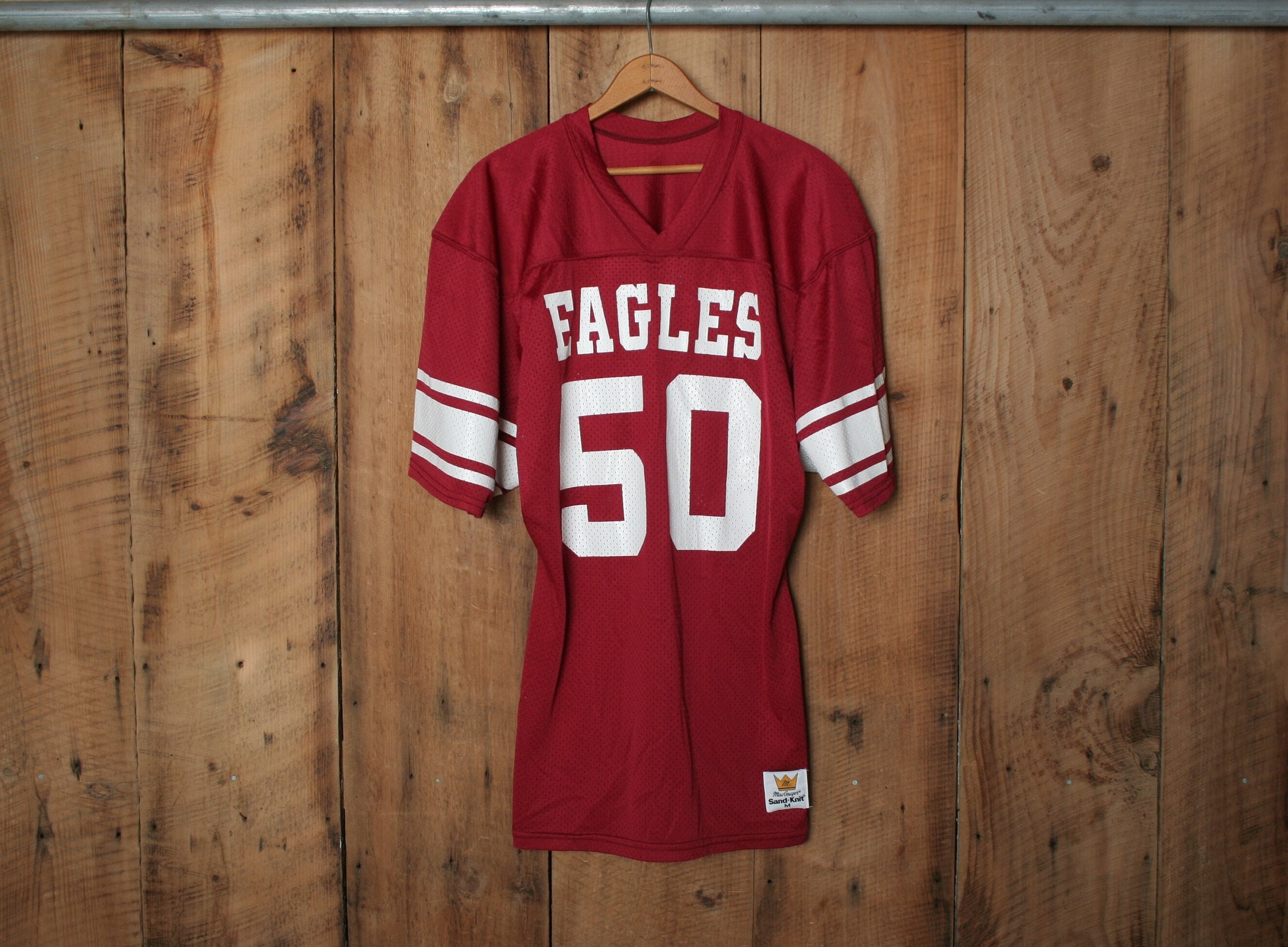 Maillot Football Vintage 80s Homme rouge (XL) - Vêtements