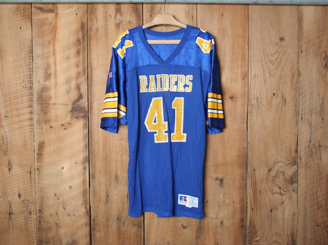 シャツ EXAMPLE MESHSATIN FOOTBALL vintage russell athletic mesh football jersey mens size XL