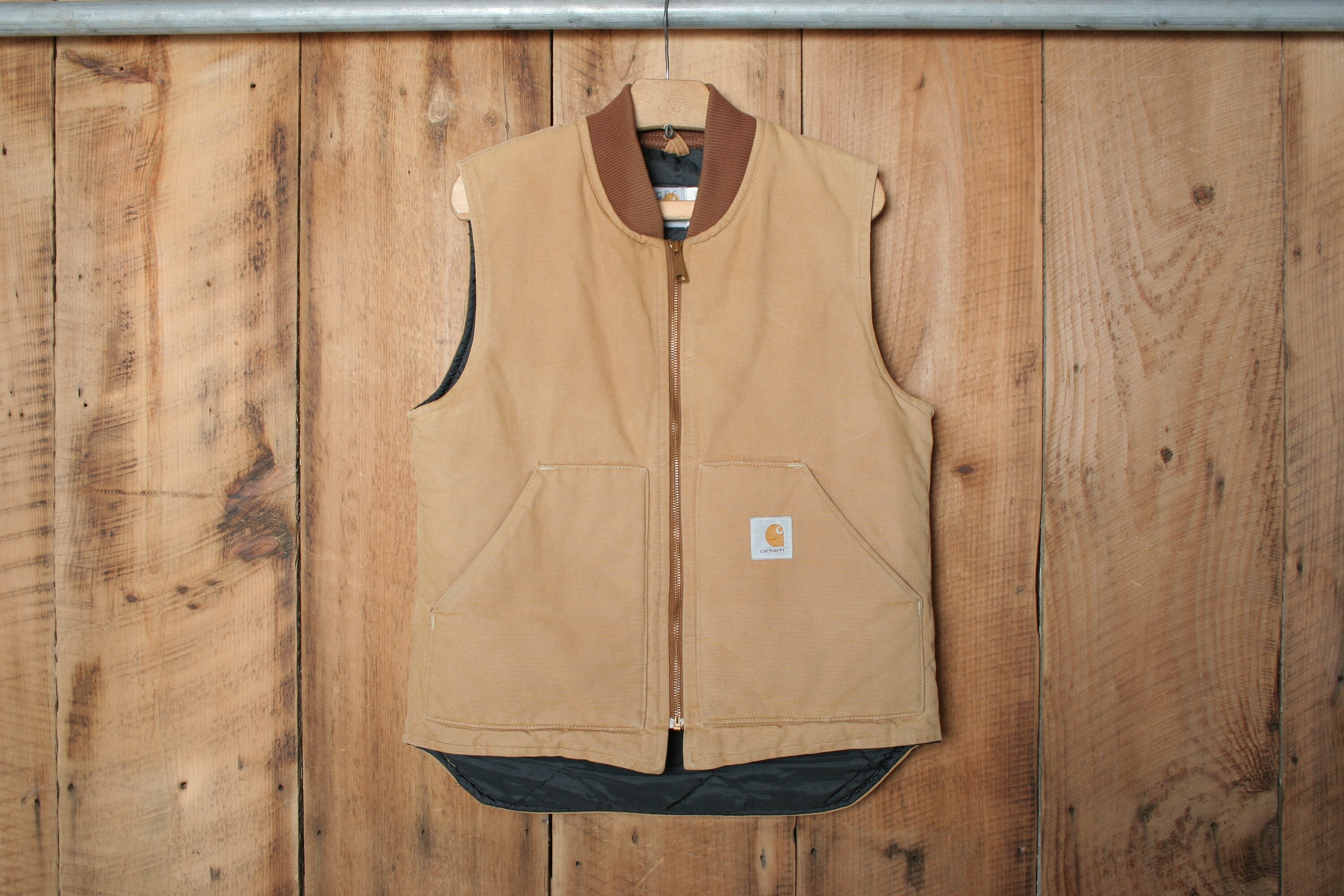 Sz. M | Vintage CARHARTT Model VQ186 Brown Duck Canvas Arctic