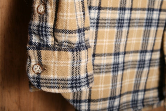 Sz. S Short | Vintage PENDLETON Lobo Tan & Blue P… - image 3