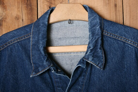 Sz. 50L | Vintage LEVI'S Model 71506-0216 Blue De… - image 5