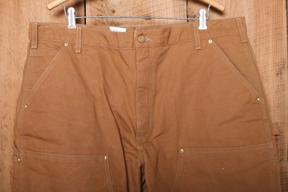 carhartt B01 USA産 w40×l30 Loose Fit Firm Duck Double-Front Utility Work Pant