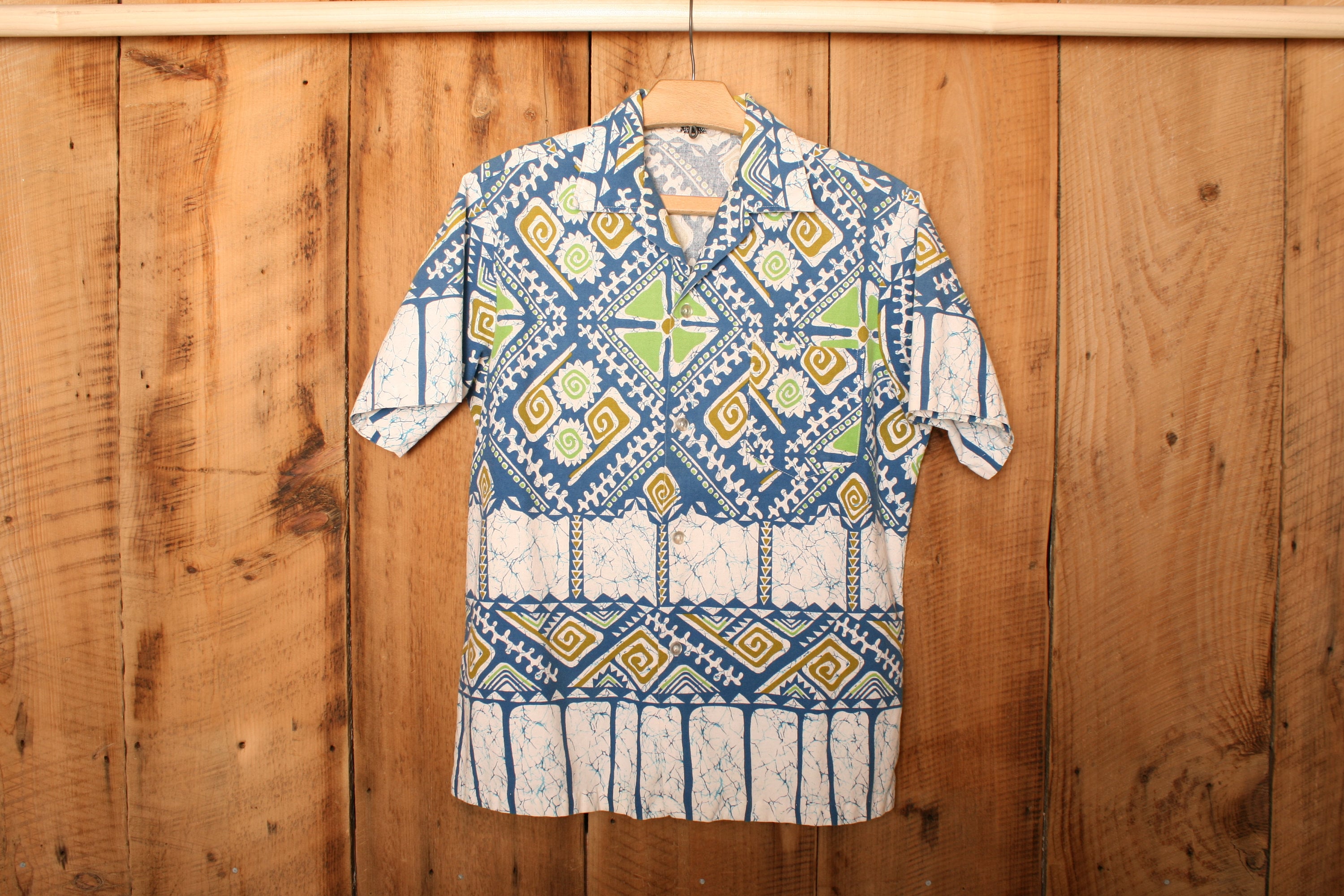 サイズ M | ヴィンテージ PACIFIC ISLAND CREATIONS ハワイアン ティキ 