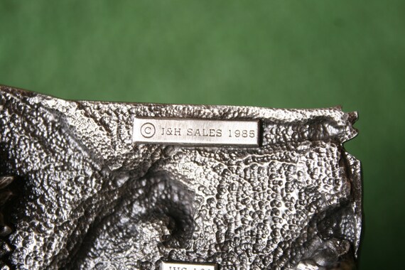 Vintage IHS The Alaska Collection Belt Buck w/Mou… - image 7