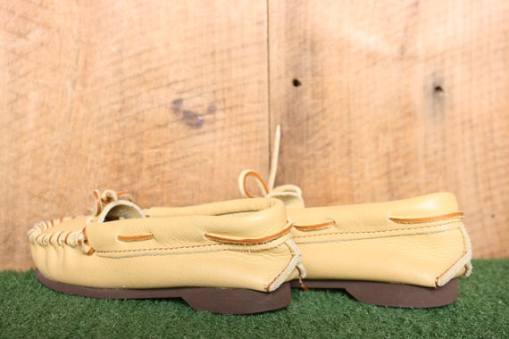 Toddler Sz. 12 | Vintage TAOS Tan Leather Moccasi… - image 3