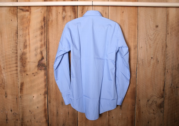 Men's Sz. S | Vintage UNITOG Blue Button Front Work Shirt - Union