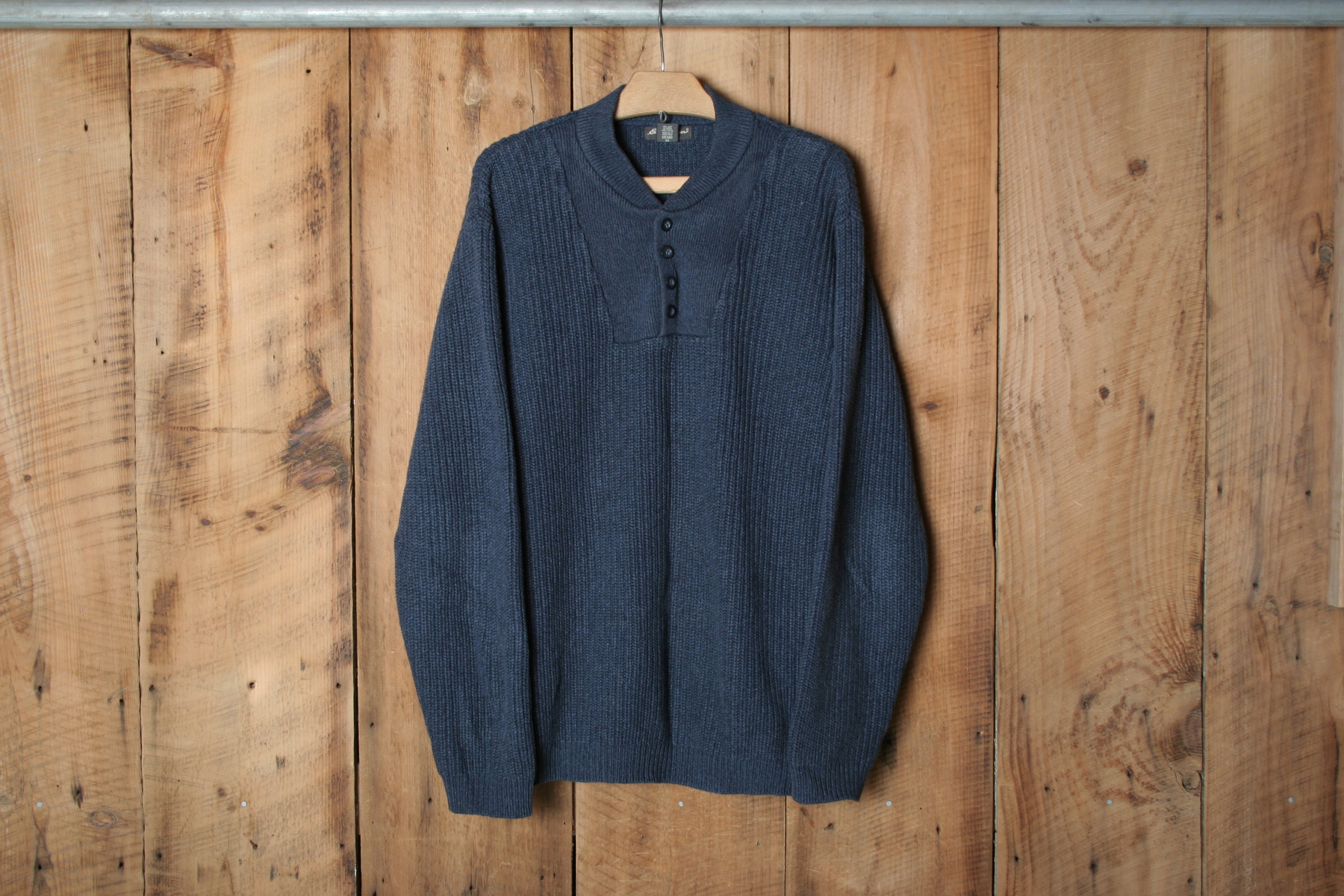 トップス 80s Eddie Bauer cotton knit Vintage 80s Eddie Bauer Cotton Knit Birds Eye Crewneck Sweater
