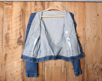 Sz. 50L | Vintage LEVI'S Model 71506-0216 Blue Denim Trucker Jean