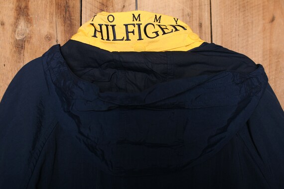 Sz. XL/2XL | Vintage TOMMY HILFIGER Blue Nylon Ho… - image 9