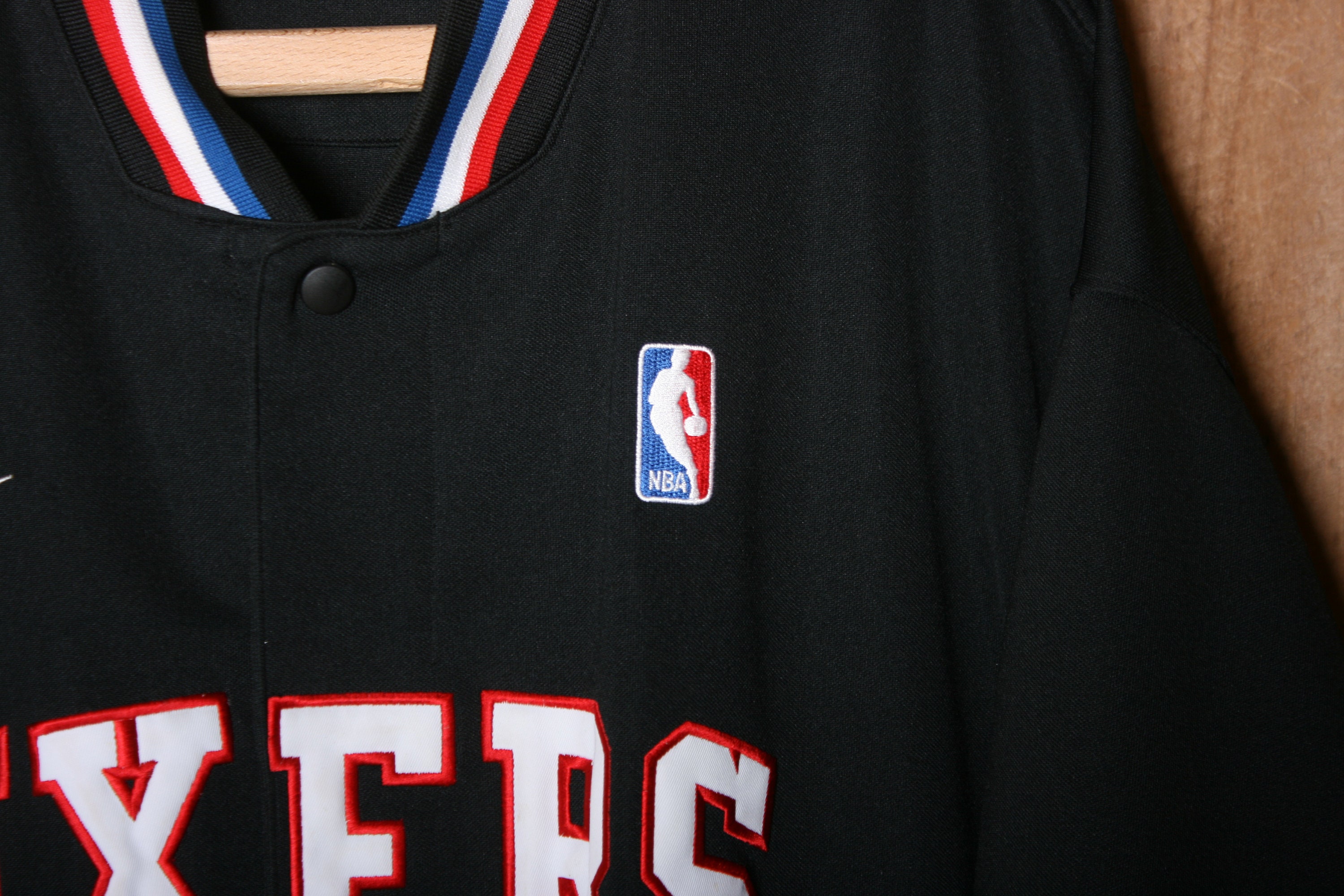 スタジャン　NIKE ナイキ　NBA SIXERS Sz. XXL | Vintage NIKE Philadelphia 76ers Retro 1977 Snap