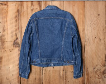 Sz. 50L | Vintage LEVI'S Model 71506-0216 Blue Denim Trucker Jean