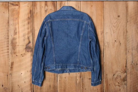 Sz. 50L | Vintage LEVI'S Model 71506-0216 Blue Denim Trucker Jean