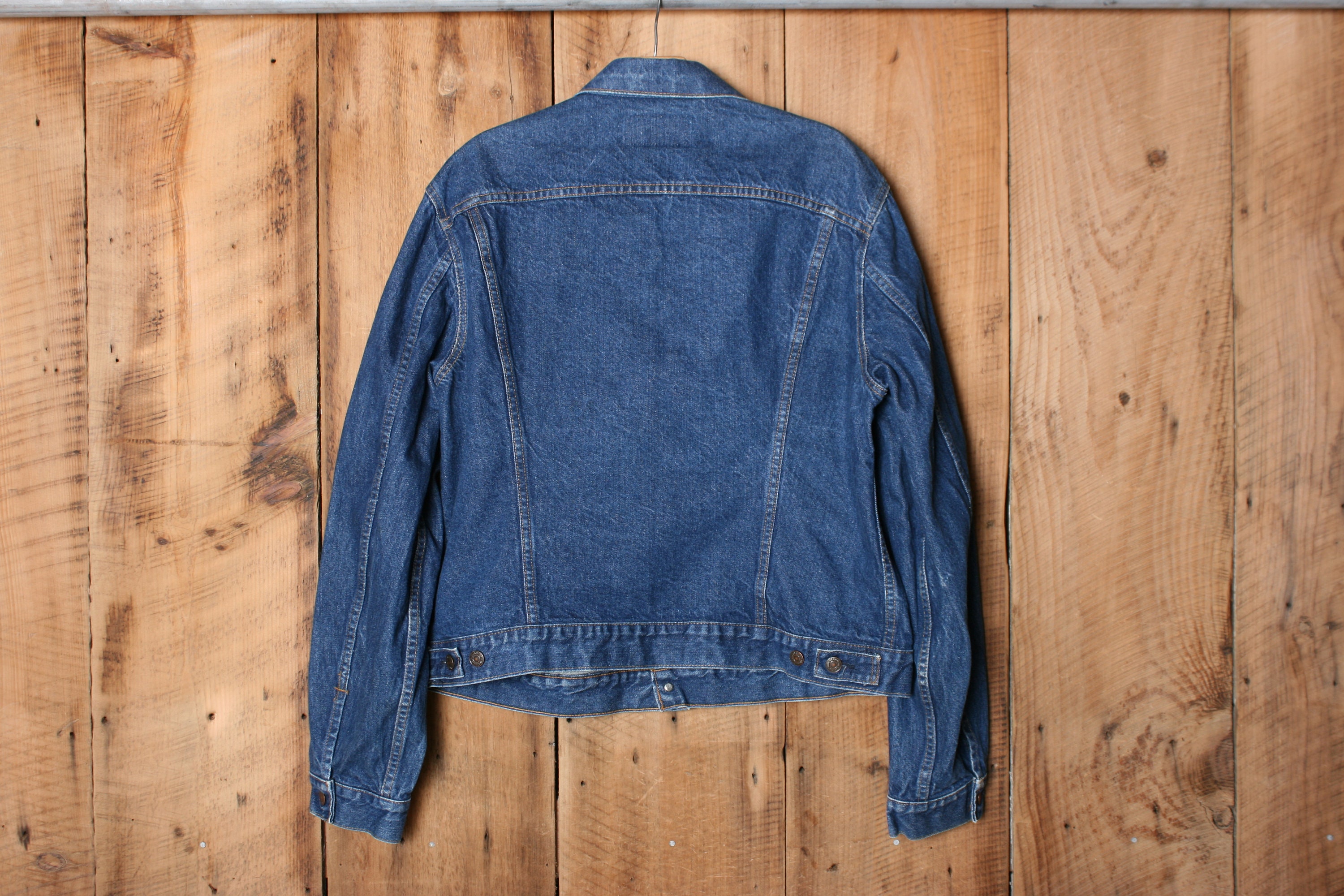Sz. 50L | Vintage LEVI'S Model 71506-0216 Blue Denim Trucker Jean