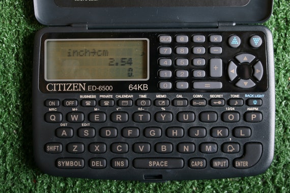 Vintage Citizen ED-6500 Electronic Organizer 