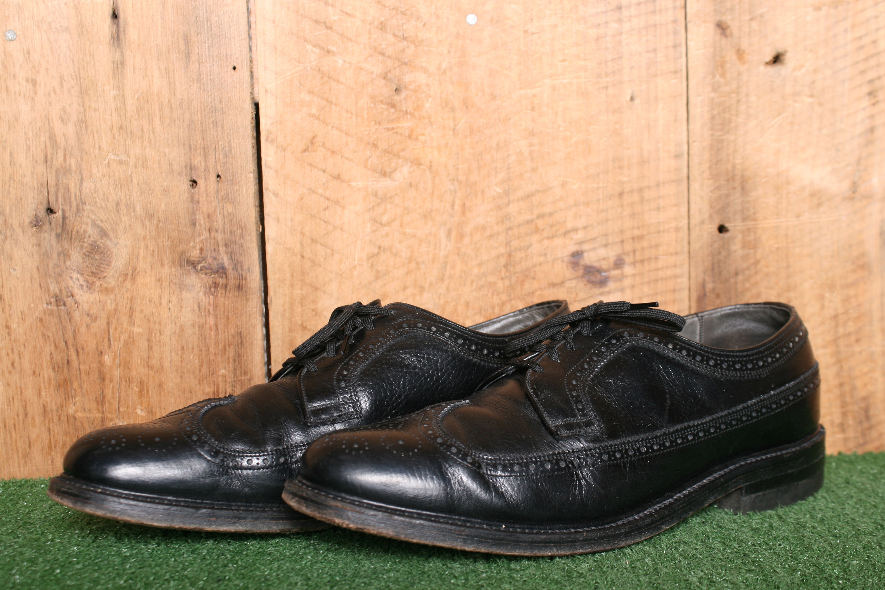 Men's Sz. 9.5 D | Vintage MASON Velvet-eez Arch Lift Black