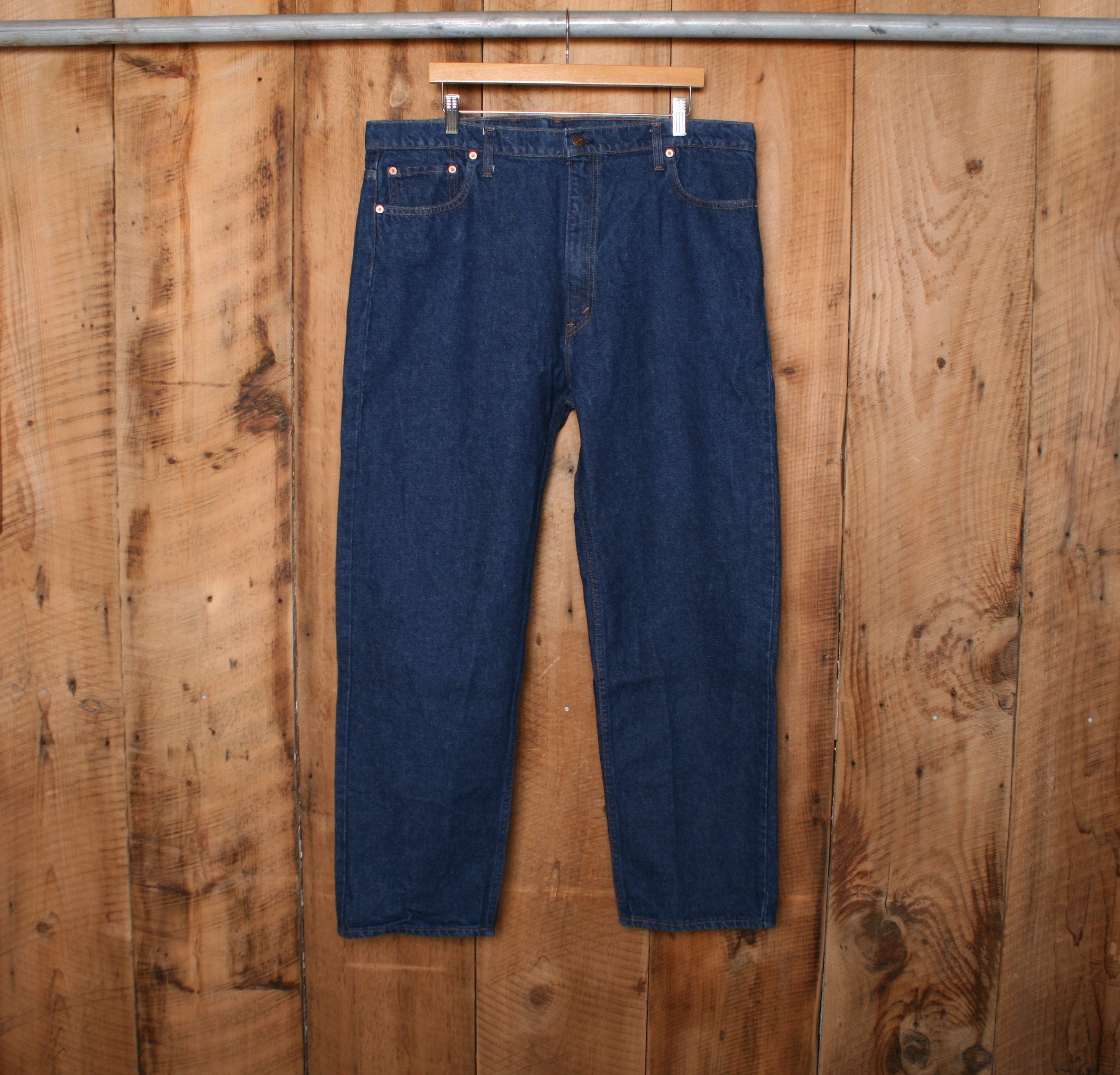Tag Sz. 42X30 (measure 40X30.5) | Vintage LEVI'S 505 Straight Leg