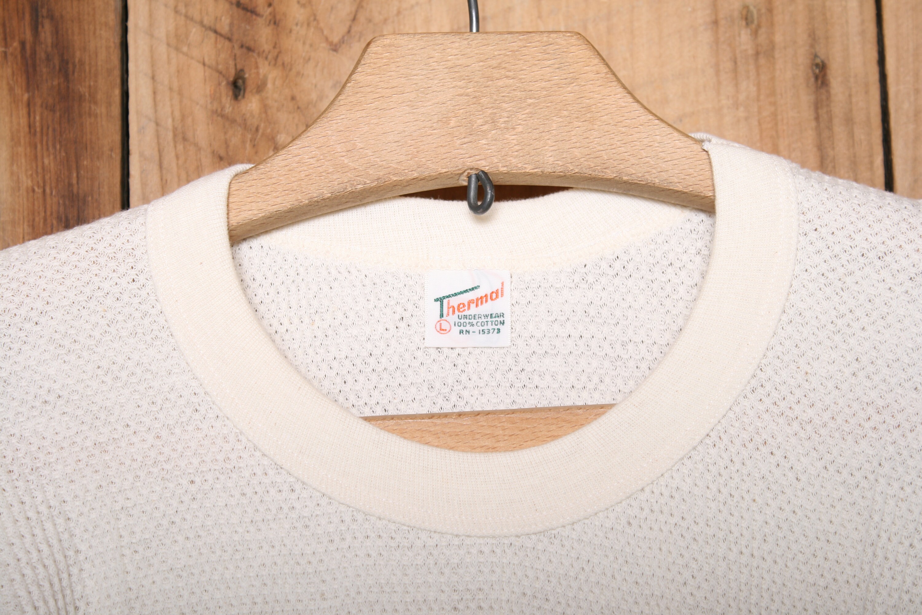 【IONSEOUL】Damaged Vintage Washing Round Knit 4JH603 Samurai 8.5oz 