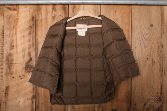 Men's Sz. XL | Vintage SCHOTT Brown Down Insulate… - image 3