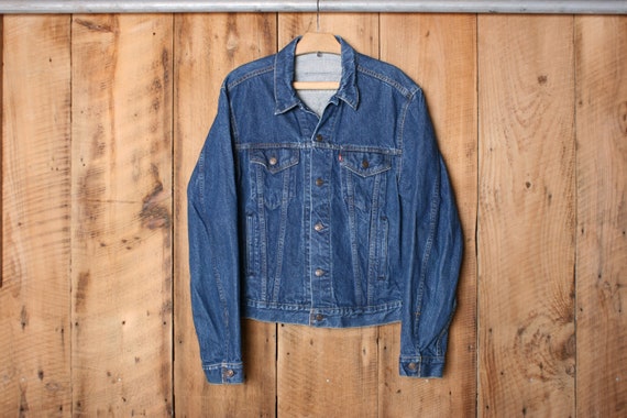 Sz. 50L | Vintage LEVI'S Model 71506-0216 Blue De… - image 1