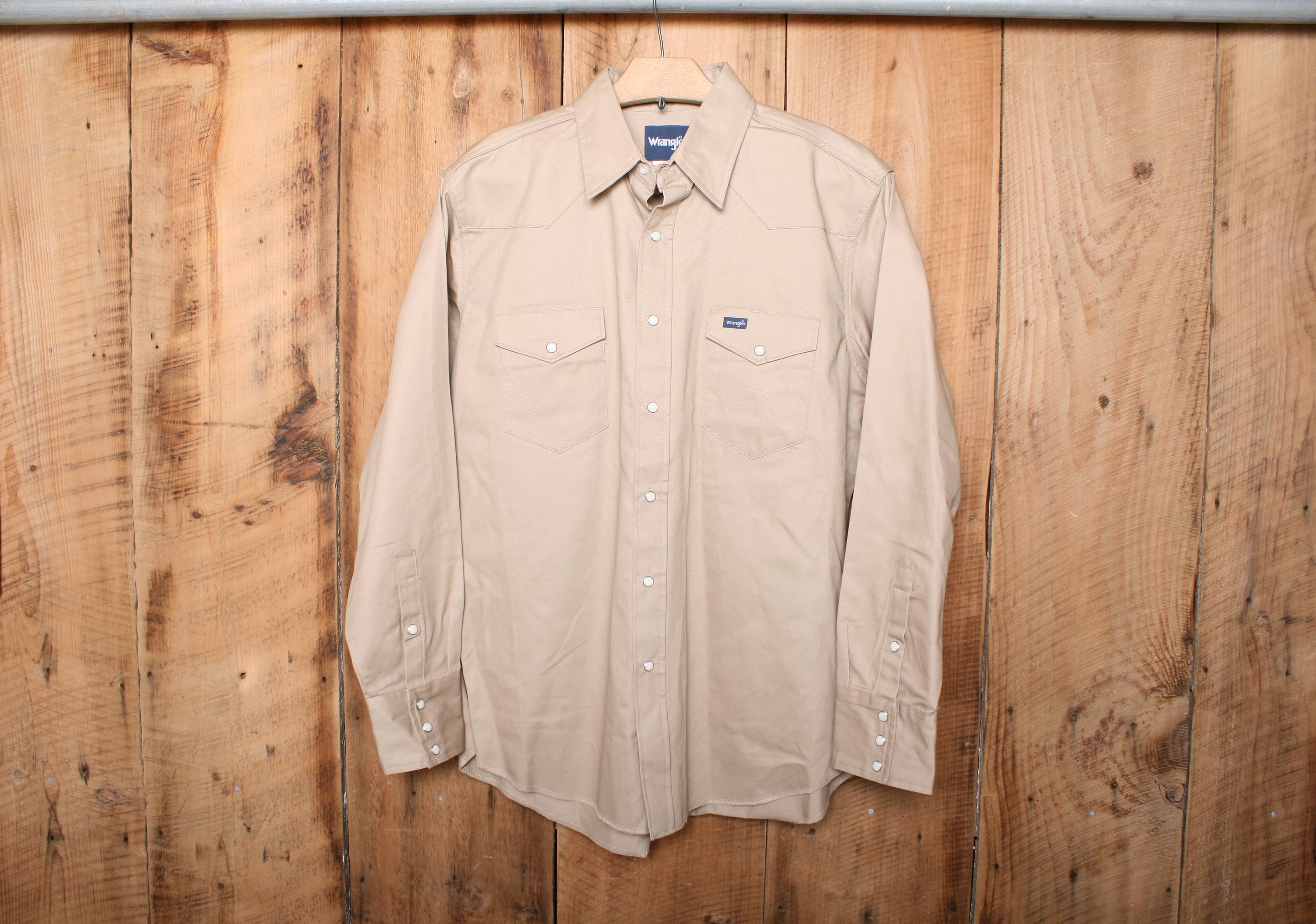 Sz. L Vintage WRANGLER Khaki Midweight 100% Cotton Canvas - Etsy Sz. L Vintage WRANGLER Khaki Midweight 100% Cotton Canvas - Etsy