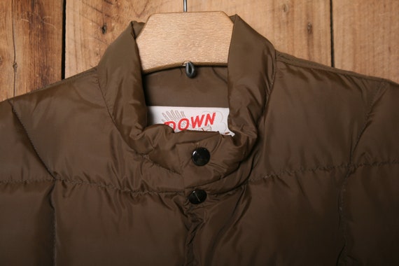 Men's Sz. XL | Vintage SCHOTT Brown Down Insulate… - image 5