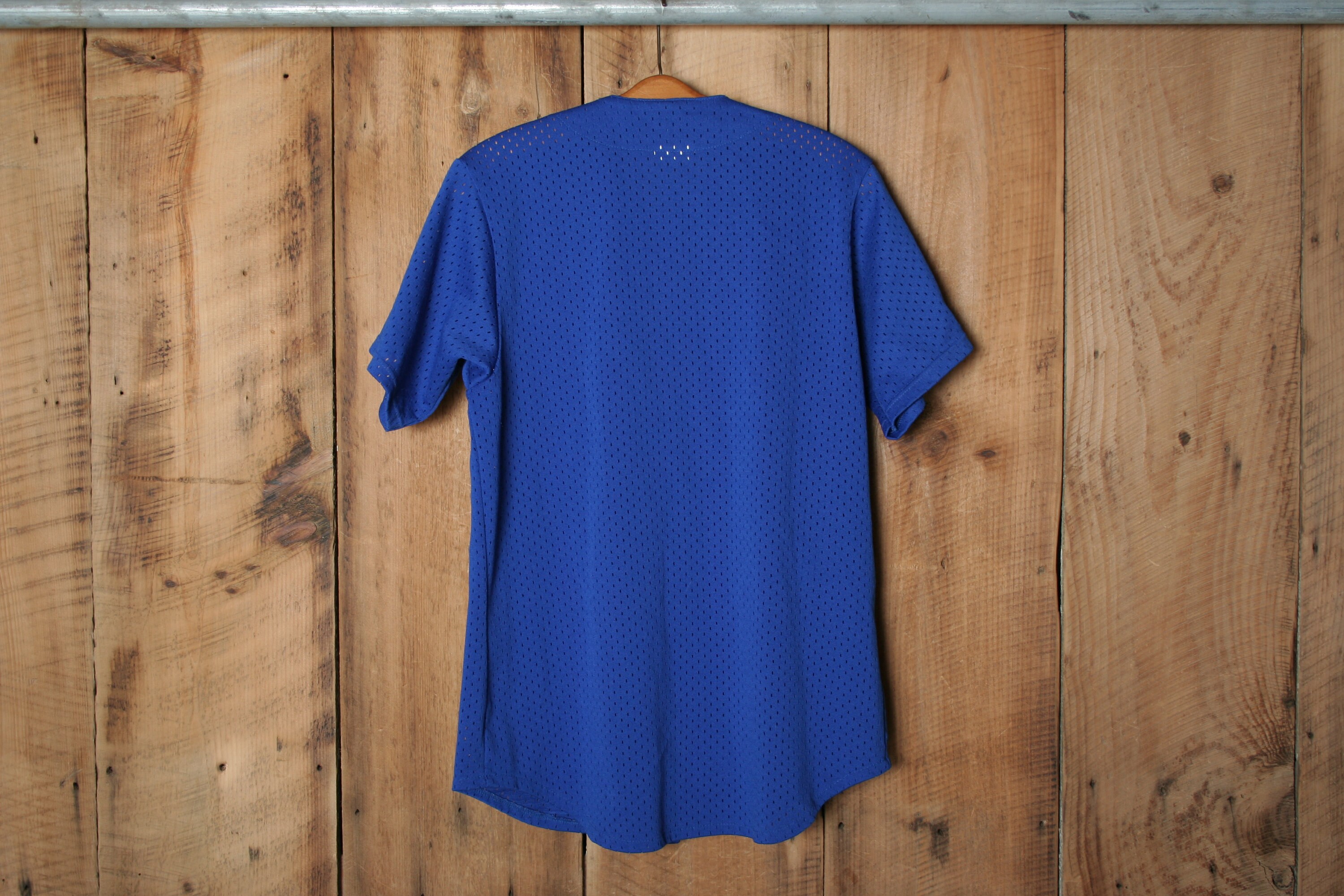 Sz. M (fits Small) | Vintage MAJESTIC Blue Mesh Baseball
