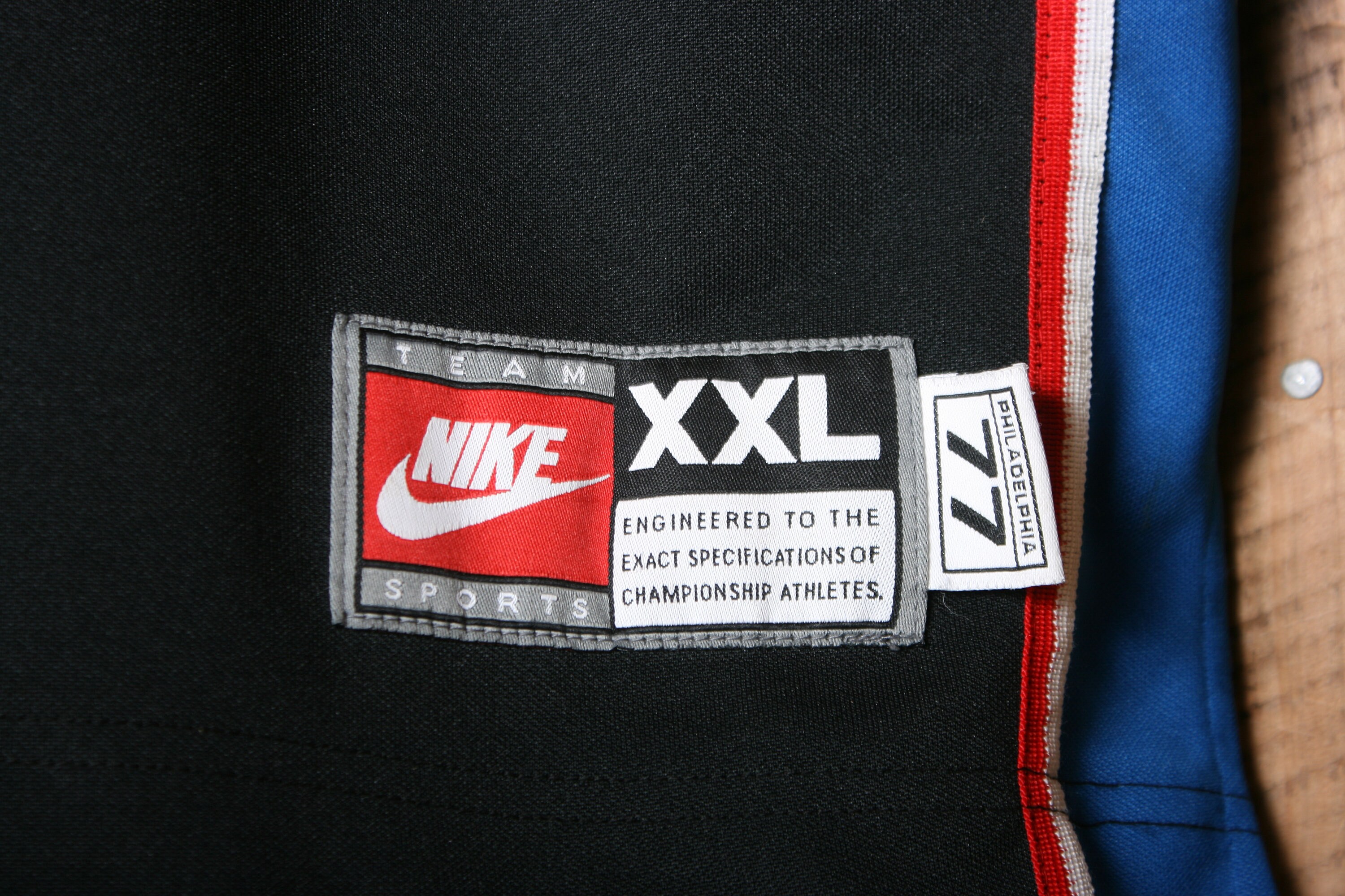 スタジャン　NIKE ナイキ　NBA SIXERS Sz. XXL | Vintage NIKE Philadelphia 76ers Retro 1977 Snap