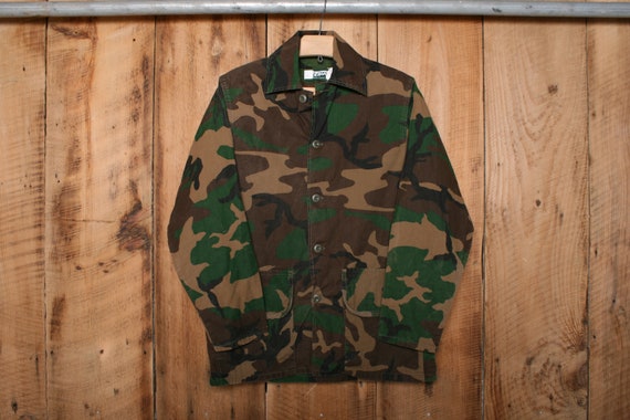 Sz. S | Vintage SAF-T-BAK Camouflage Lightweight … - image 1