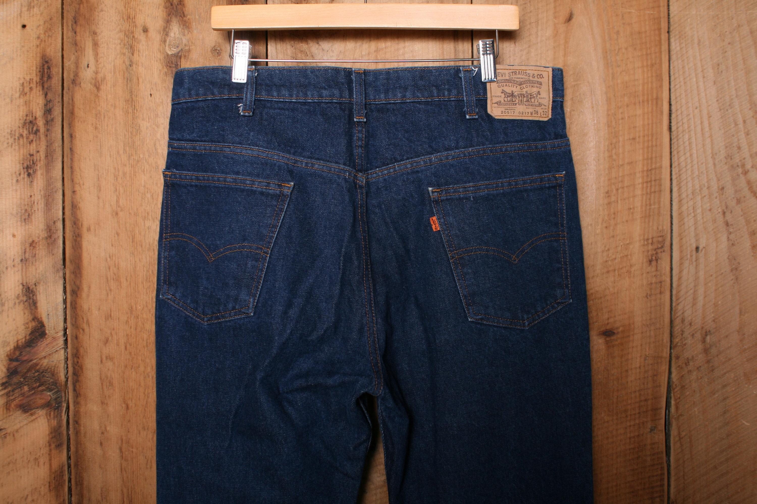 Sz. 38x32 Vintage LEVI'S 517 Blue Denim Bootcut Jeans | Etsy