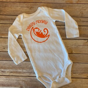 Sleepy Monkey Widespread Panic Baby Bodysuit  - by Widespread Love Design