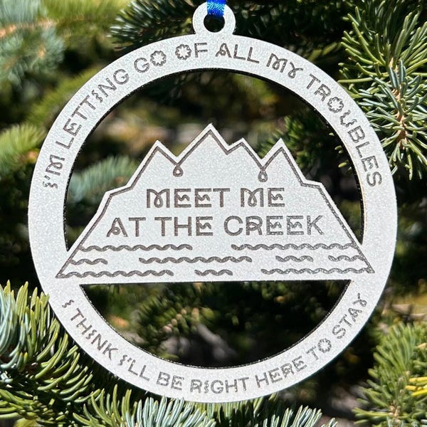 Billy Strings "Meet Me At The Creek" Ornament