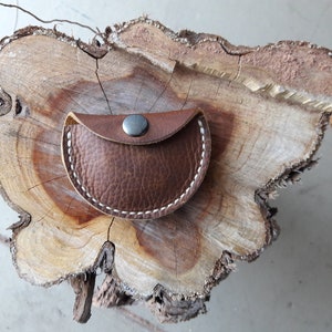 Monedero de cuero, monedero de cuero, monedero minimalista, monedero pequeño, billetera de cuero, monedero, billetera para anillos de boda