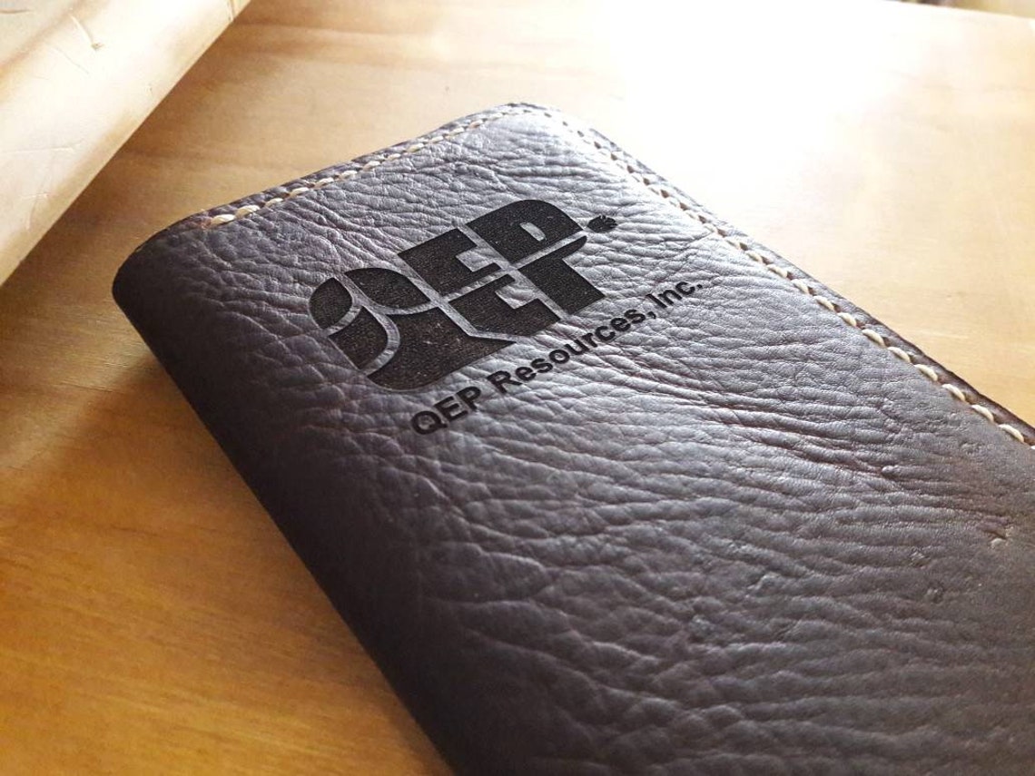 Leather tally record book oilfield tally book leather Kodiak Etsy