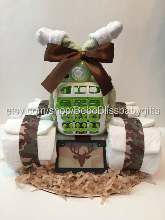hunting diaper cake