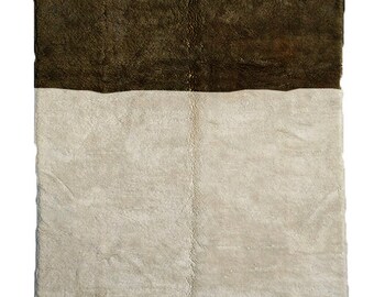 MOROCCAN BENI RUG Beni Ourain 4 x 6, 5 x 7, 6 x 9, 8 x 10, 9 x 12, 12 x 15 Custom Contemporary Modern White 1" Shag Pile Carpet