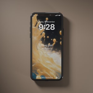 Yellow liquid splashing Phone Wallpaper, High-quality Digital Download. iPhone Wallpaper, spring, For All Phone